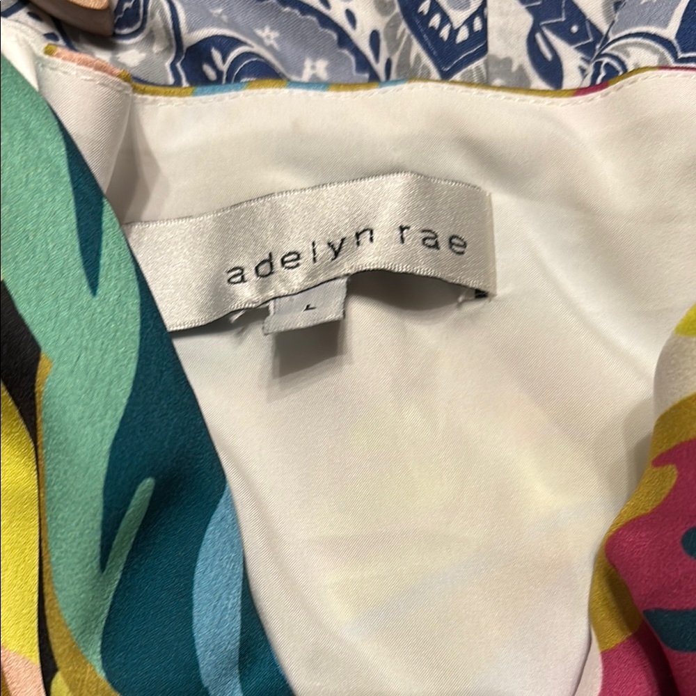 Adelyn Rae Colorful Wrap Dress - Picture 3 of 3